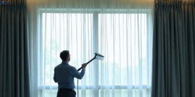 Commercial curtain stain removal service lethbridge-vic hotels offices restaurants