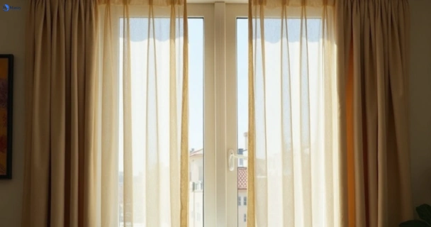 Dull dusty drapes in lethbridge-vic before professional cleaning